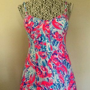 Lilly Pulitzer  dress Cracked up Lobster NWT sz6